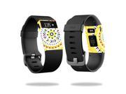 Skin Decal Wrap for Fitbit Charge HR cover sticker skins Yellow Aztec