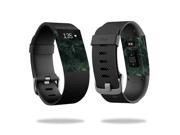 Skin Decal Wrap for Fitbit Charge HR sticker Green Marble