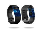 Skin Decal Wrap for Fitbit Charge HR cover sticker skins Blue Vortex