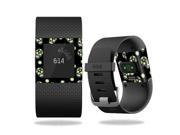 Skin Decal Wrap for Fitbit Surge sticker Glowing Skulls