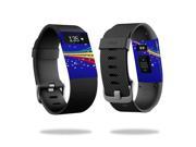 Skin Decal Wrap for Fitbit Charge HR cover sticker skins Rainbow Twist