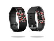Skin Decal Wrap for Fitbit Charge HR sticker Retro Controllers 3