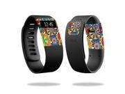 Skin Decal Wrap for Fitbit Charge sticker Flower Wheels