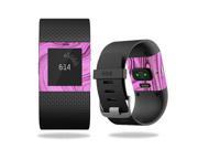 Skin Decal Wrap for Fitbit Surge sticker Pink Thai Marble