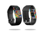 Skin Decal Wrap for Fitbit Charge HR sticker Flower Wheels