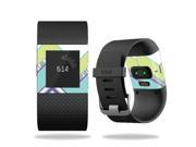 Skin Decal Wrap for Fitbit Surge Watch cover sticker Pastel Chevron