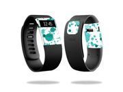 Skin Decal Wrap for Fitbit Charge cover sticker skins Teal Splatter