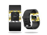 Skin Decal Wrap for Fitbit Surge Watch cover sticker Elephant Chevron