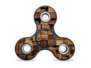 MightySkins Vinyl Decal Skin For Fydget Spinner – Stacked Wood / Protective Sticker Wrap For Three-Bladed Fidget toy / Easy To Apply Cover / Low Grip Adhesive R