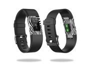 Skin Decal Wrap for Fitbit Charge 2 stickers Black Zebra