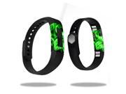 Skin Decal Wrap for Fitbit Alta sticker Green Flames