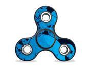 MightySkins Vinyl Decal Skin For Fydget Spinner – Blue Skulls / Protective Sticker Wrap For Three-Bladed Fidget toy / Easy To Apply Cover / Low Grip Adhesive Re
