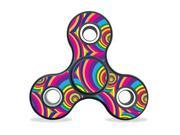 MightySkins Vinyl Decal Skin For Fydget Spinner – Groovy 60s / Protective Sticker Wrap For Three-Bladed Fidget toy / Easy To Apply Cover / Low Grip Adhesive Rem