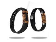 Skin Decal Wrap for Fitbit Alta sticker Stacked Wood