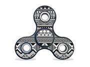 MightySkins Vinyl Decal Skin For Fydget Spinner – Black Aztec / Protective Sticker Wrap For Three-Bladed Fidget toy / Easy To Apply Cover / Low Grip Adhesive Re