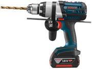 Cordless Hammer Drill,18.0V,Soft Grip BOSCH HDH181X-01