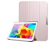 ULAK Ultra Slim Lightweight Smart Shell Stand Case For Samsung Galaxy Tab 4 10.1 inch 2014 T530 Tablet Pink