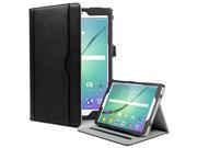 ULAK Galaxy Tab S2 Case Synthetic Leather Stand auto Sleep Wake Design Card Pocket with Hand Strap Folio Case Cover for 2015 Samsung Galaxy Tab S2 Tablet 9.7 i