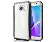 Galaxy Note 5 Case ULAK [LUMENAIR] [Incoming Call Flash] Lightweight Blink Hybrid Protective Case with Hard Transparent Plastic Panel Luminous TPU Bumper for