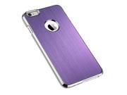 ULAK Luxury Aluminum Coating Metal Slate Chrome Hard Case for Apple iPhone 6 Plus 5.5 inch iPhone 6s Plus Case 5.5 inch Purple