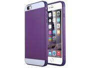 ULAK Hybrid Ultra Slim Protective Case for iPhone 6 Plus and iPhone 6s Plus 5.5 inch Dual Layer Premium Cover with Card Storage Purple Purple