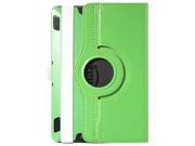 ULAK PU Leather 360 Degree Rotating Stand Case Cover for Amazon Kindle Fire HDX 7 Inch 2013 Release with Auto Sleep Wake Feature Green