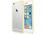 ULAK [CLEAR SLIM] iPhone 6 Plus Case Crystal Clear Hard Back Panel Case with Soft Shock Absorption Bumper for iPhone 6 Plus iPhone 6s Plus Custard Yellow