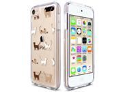 iPod Touch 6 Case iPod Touch 5 Case ULAK [CLEAR SLIM] Hybrid Premium Clear Bumper TPU Scratch Resistant Hard PC Back Cover Corner Shock Absorption Case for Appl