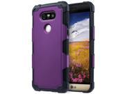 LG G5 Case ULAK Hybrid Corner Protection Dual Layer Shock Absorbing Impact Resist Case Cover for LG G5 Purple Black