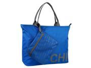 CHICMODA Fashion Tote Bag Waterproof Shoulder Bag HandBag with detachable zippered pouch Navy Blue