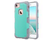 iPhone 7 Case ULAK Protective Case Hard Back PC Cover Anti Scratch Hybrid Corner Protection Bumper Case For iPhone 7 4.7 2016 Mint Grey