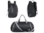 CHICMODA Waterproof Backpack Plus Travel Bag 2 Pcs Bundle Black