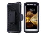 S7 Edge Case Galaxy S7 Edge Holster Case ULAK Heavy Duty 3 Layer Shockproof Holster Case with Built in Rotating Stand and Belt Swivel Clip For Samsung Galaxy