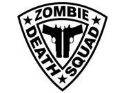 ZOMBIE DEATH SQUAD dual 1911 5 MATTE BLACK Vinyl Decal Window Sticker for Car Truck Motorcycle Etc.