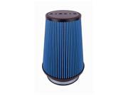 Airaid 703 496 Universal Air Filter; Flange; 5 in. x 7.25 in. x 5 in.; 9 in.; w Long Flange; Blue;