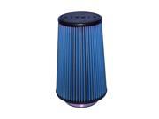 Airaid 703 421 Air Filter; Cone; 3.5 in. x 6 in. x 4 in. x 9 in.; w Short Flange; Blue;