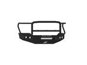 Road Armor 611R5B NW Front Stealth Bumper; w o Winch Mount; Lonestar Guard; For Use w Square Lights;