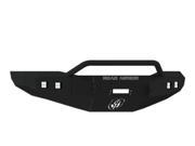 Road Armor 406R4B Front Stealth Bumper; w Winch Mount; Pre Runner Guard; For Use w Square Lights;