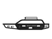 Road Armor 614S4B Front Stealth Bumper; w Winch Mount; For Use w Square Lights; Sahara Guard; Satin