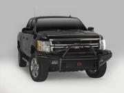 Fab Fours CH11 S2762 1 Black Steel; Front Ranch Bumper; 2 Stage Black Powder Coated; w Pre Runner