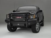 Fab Fours GM11 Q2860 1 Elite Front Bumper; 2 Stage Black Powder Coated; w Full Grill Guard; Incl.