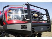 Fab Fours CS14 R3060 1 Elite Front Bumper; 2 Stage Black Powder Coated; w Full Grill Guard And Tow