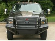 Fab Fours FS05 S1260 1 Black Steel; Front Ranch Bumper; 2 Stage Black Powder Coated; w Full Grill
