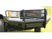 Fab Fours GM11 S2860 1 Black Steel; Front Ranch Bumper; 2 Stage Black Powder Coated; w Full Grill