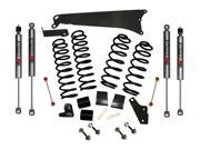 Skyjacker JK400BPMSR Softride; Coil Spring Lift Kit; 4 in. Front And Rear Lift; w M95 Monotube