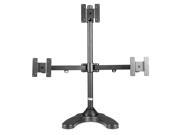 Monmount LCD3501T Free Standing Desk Triple LCD Monitor Mount w Weighted Stand