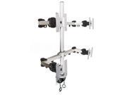 MonMount Quad LCD Monitor Stand Desk Clamp Holds Upto 4 27 Inch LCD Monitors ...