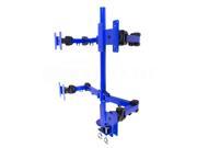 MonMount Quad LCD Monitor Stand Desk Clamp Holds Upto 4 27 Inch LCD Monitors Blue LCD 2020BL