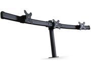 Monmount Red Curved Triple LCD Monitor Mount Up to Three 3 27 Screens