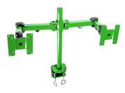MonMount Dual LCD Monitor Stand Desk Clamp Holds Up to 24 Inch LCD Monitors ...